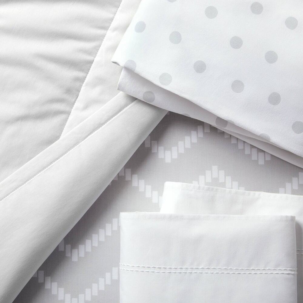 Cloud Island Crib Bedding Set Gray 4pc NWT